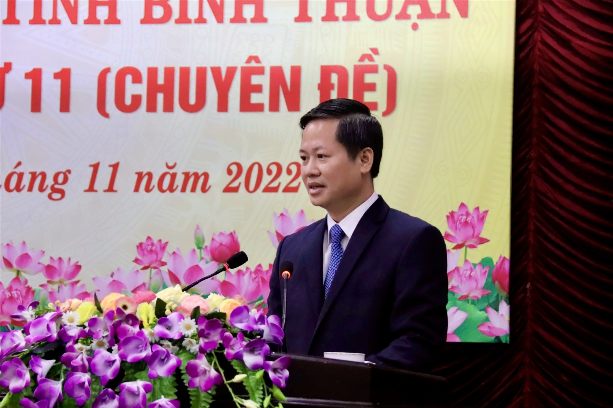 Ông Đoàn Anh Dũng được bầu làm chủ tịch UBND tỉnh Bình Thuận. Ảnh: Phạm Duy