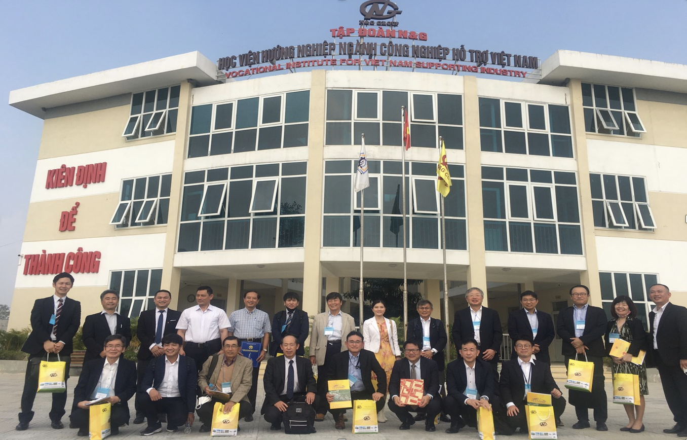 Đoàn Doanh nghiệp Kobe - Nhật Bản thăm, làm việc tại KCN HANSSIP  tháng 11 năm 2022. Ảnh Vân Nguyễn