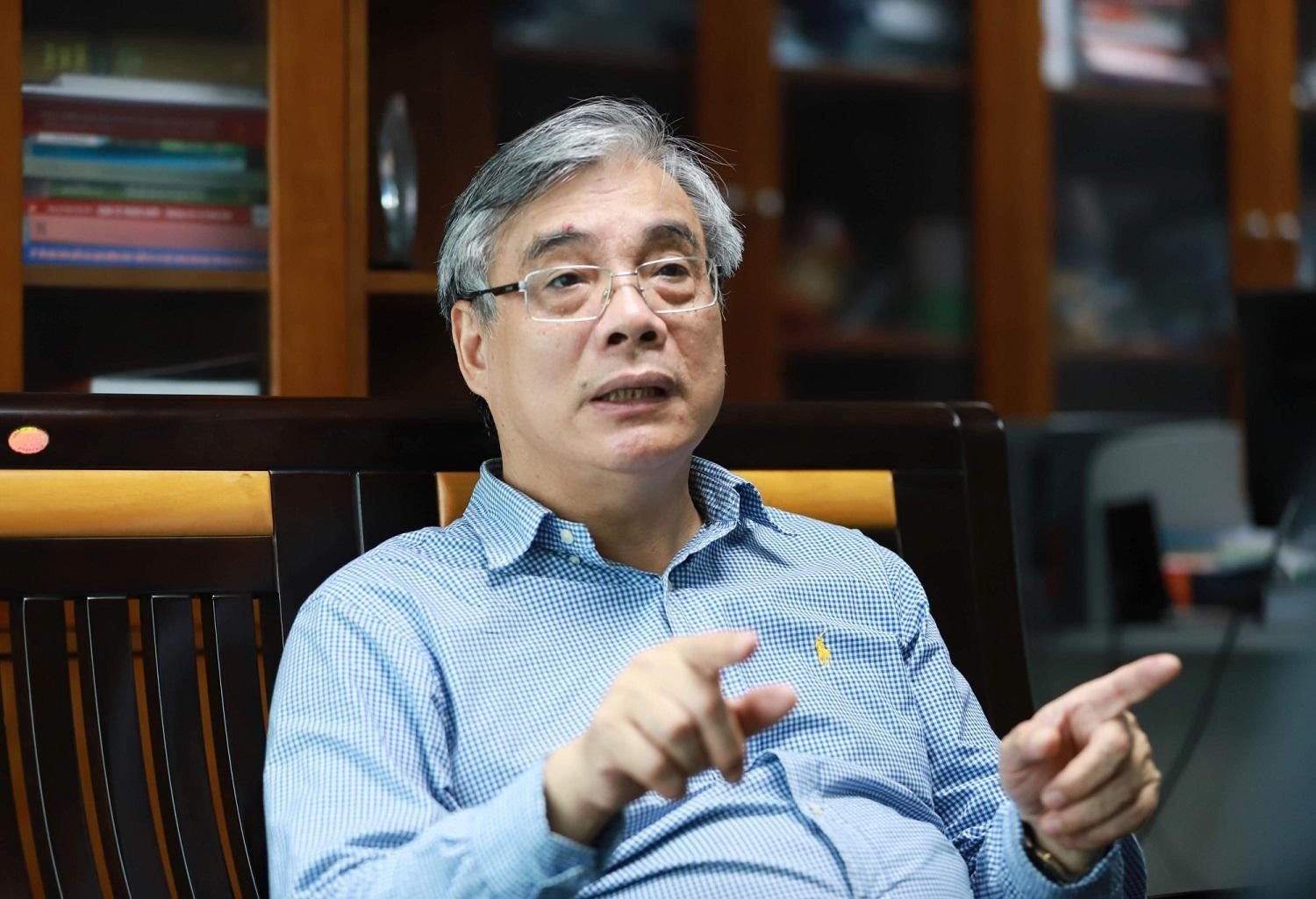 PGS.TS Trần Đình Thiên, nguyên Viện trưởng Viện Kinh tế Việt Nam. Ảnh: CTV