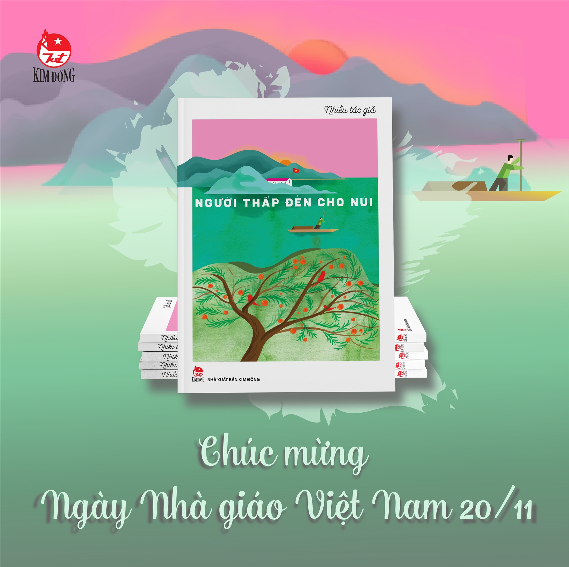 Cuốn sách như một lời tri ân đến thầy cô nhân ngày Nhà giáo Việt Nam 20.11. Ảnh: Kim Đồng