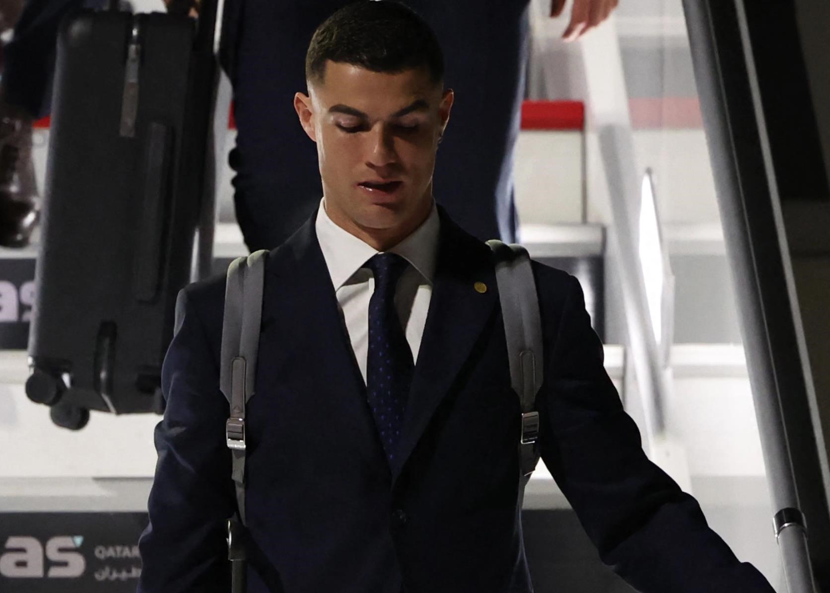 Ronaldo đã đến Qatar để chinh phục danh hiệu duy nhất còn thiếu trong sự nghiệp. Ảnh: AFP