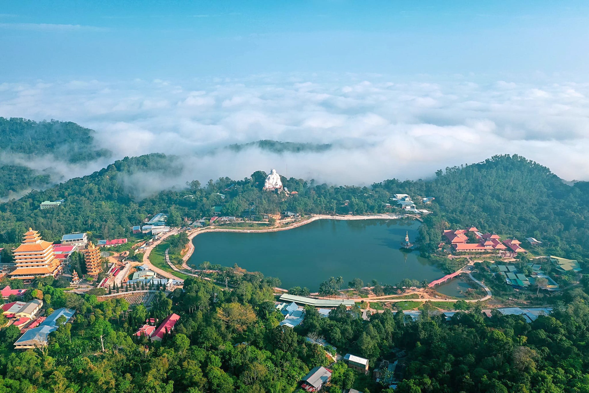 Khu du lịch Lâm Viên Núi Cấm ở Tịnh Biên - An Giang. Ảnh: Du lịch miền Tây