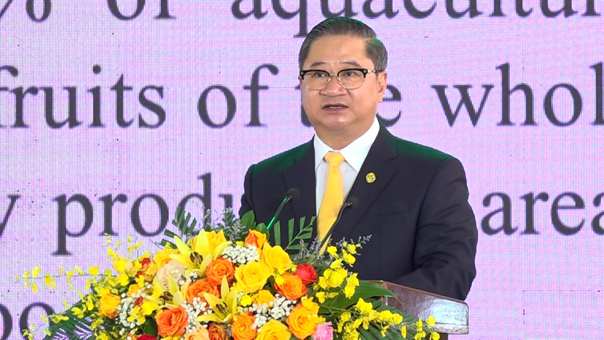 Ông Trần Việt Trường – Chủ tịch UBND TP. Cần Thơ phát biểu khai mạc tại buổi lễ.