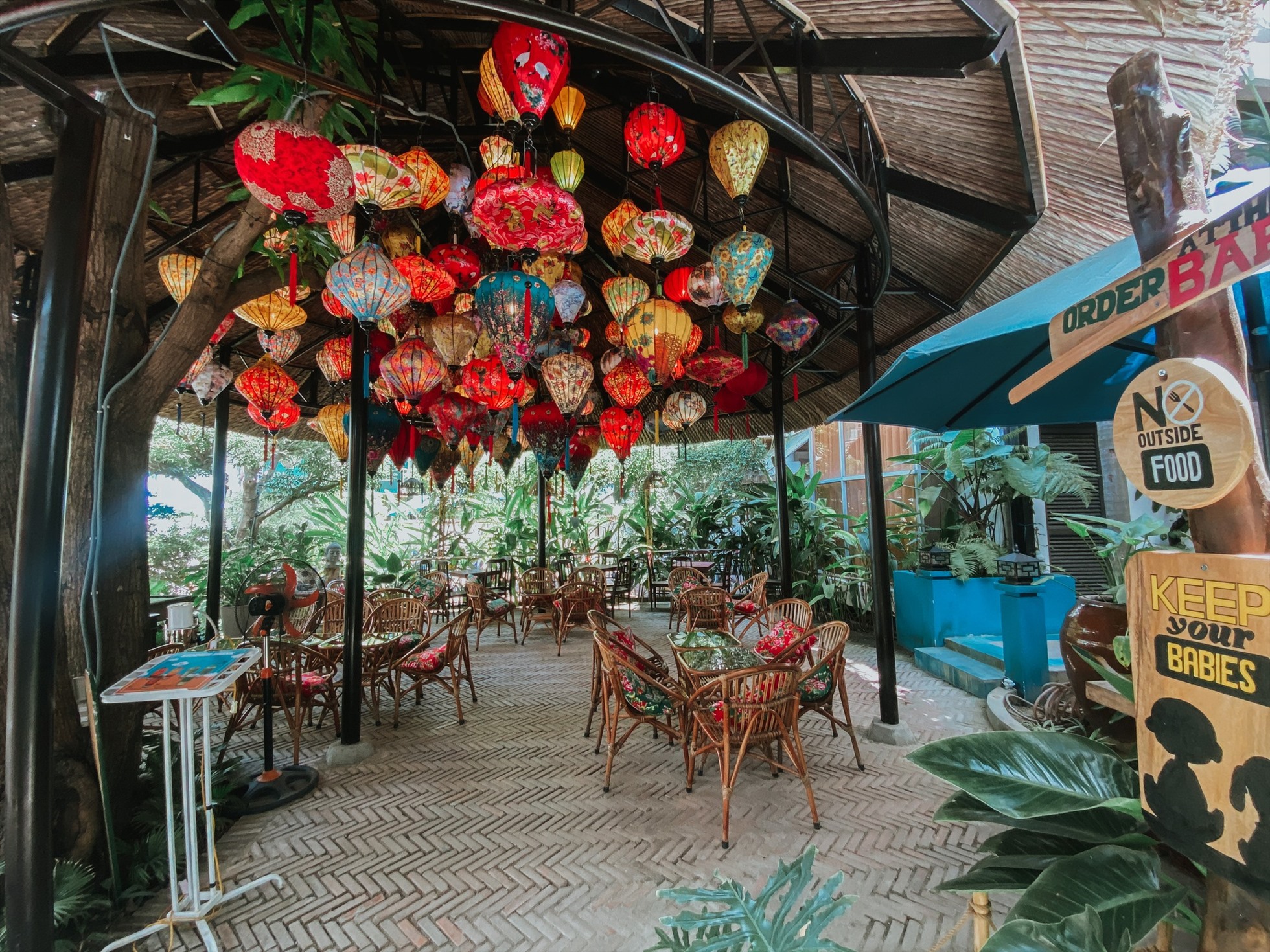 Không gian đậm nét Á Đông tại Yên Garden Bistro Ảnh: Yen Garden Bistro