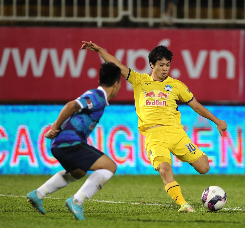 Hoàng Anh Gia Lai thi đấu kém phong độ trong 10 vòng đấu vừa qua. Ảnh: VPF