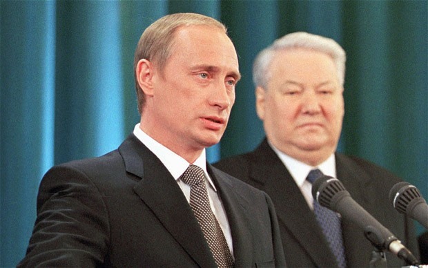Tổng thống Vladimir Putin phát biểu tại buổi lễ nhậm chức ngày 7.5.2000. Ảnh: Kremlin