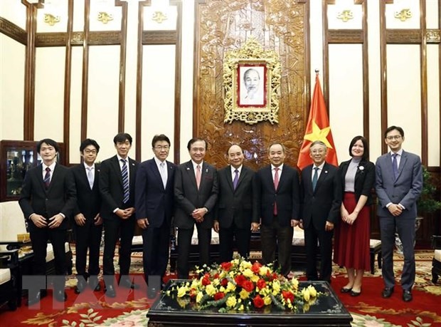 Chủ tịch nước đề nghị tỉnh Kanagawa mở rộng tiếp nhận thực tập sinh, điều dưỡng viên và lao động Việt Nam. Ảnh: TTXVN
