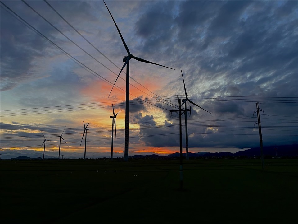 Một dự án điện gió ở miền Trung. Ảnh: Ngô Cường