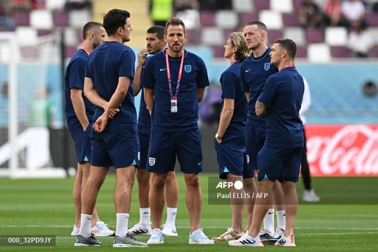 Tuyển Anh rơi vào bảng đấu khá dễ thở ở World Cup 2022. Ảnh: AFP.