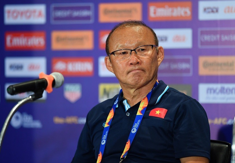 Huấn luyện viên Park Hang-seo viết tâm thư trước khi chia tay bóng đá Việt Nam. Ảnh: VFF