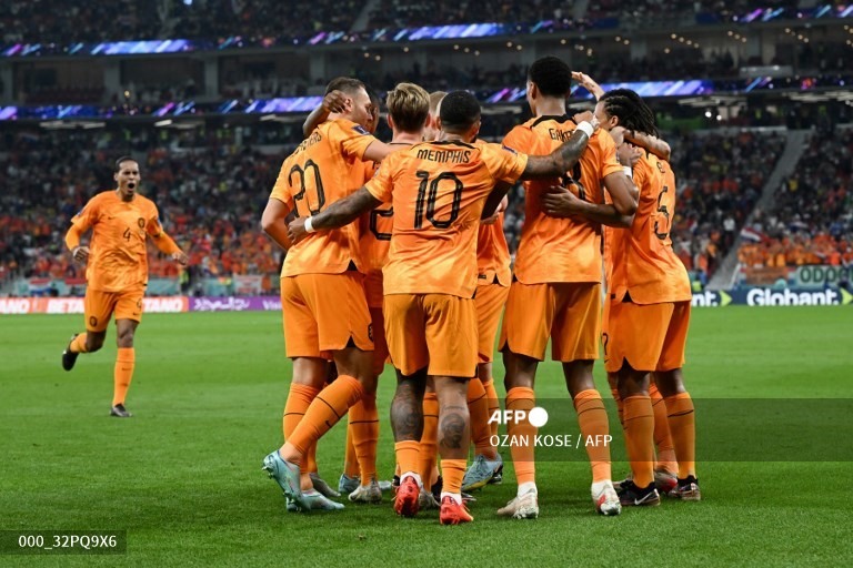Đội tuyển Hà Lan giành 3 điểm ở trận ra quân World Cup 2022. Ảnh: AFP