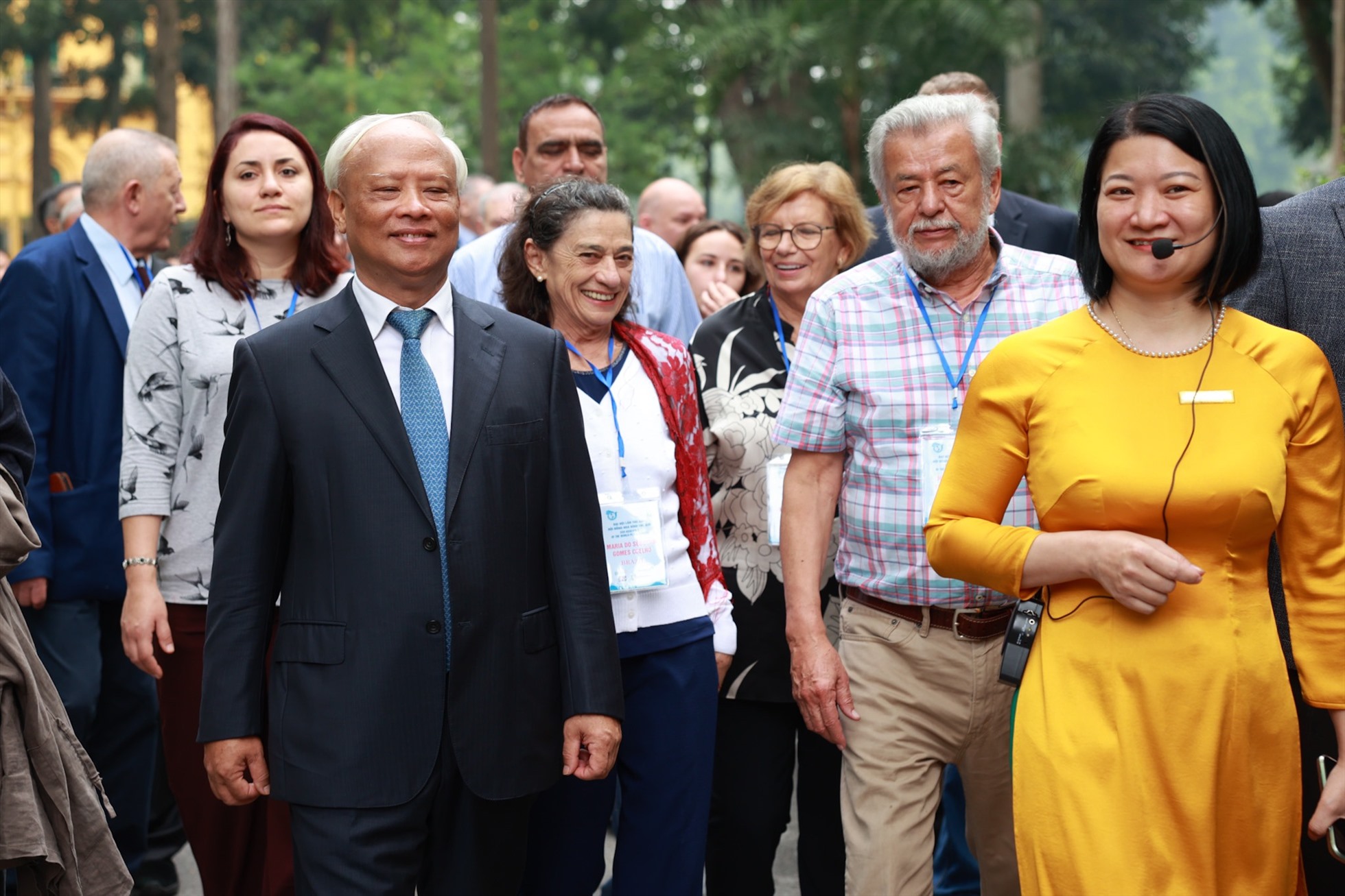 Nhiều lần Việt Nam đã đón các đoàn lãnh đạo của Hội đồng Hòa bình đến thăm. Ảnh: Hải Nguyễn