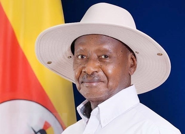 Tổng thống Cộng hòa Uganda Yoweri Kaguta Museveni. Ảnh: TTXVN