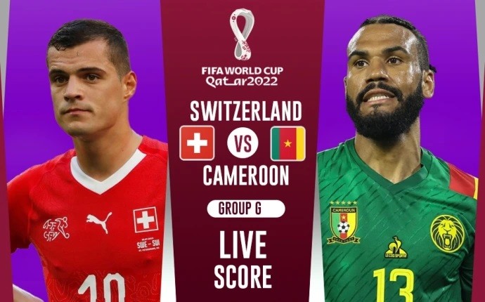 Thụy Sĩ vs Cameroon. Ảnh: Inside Sport