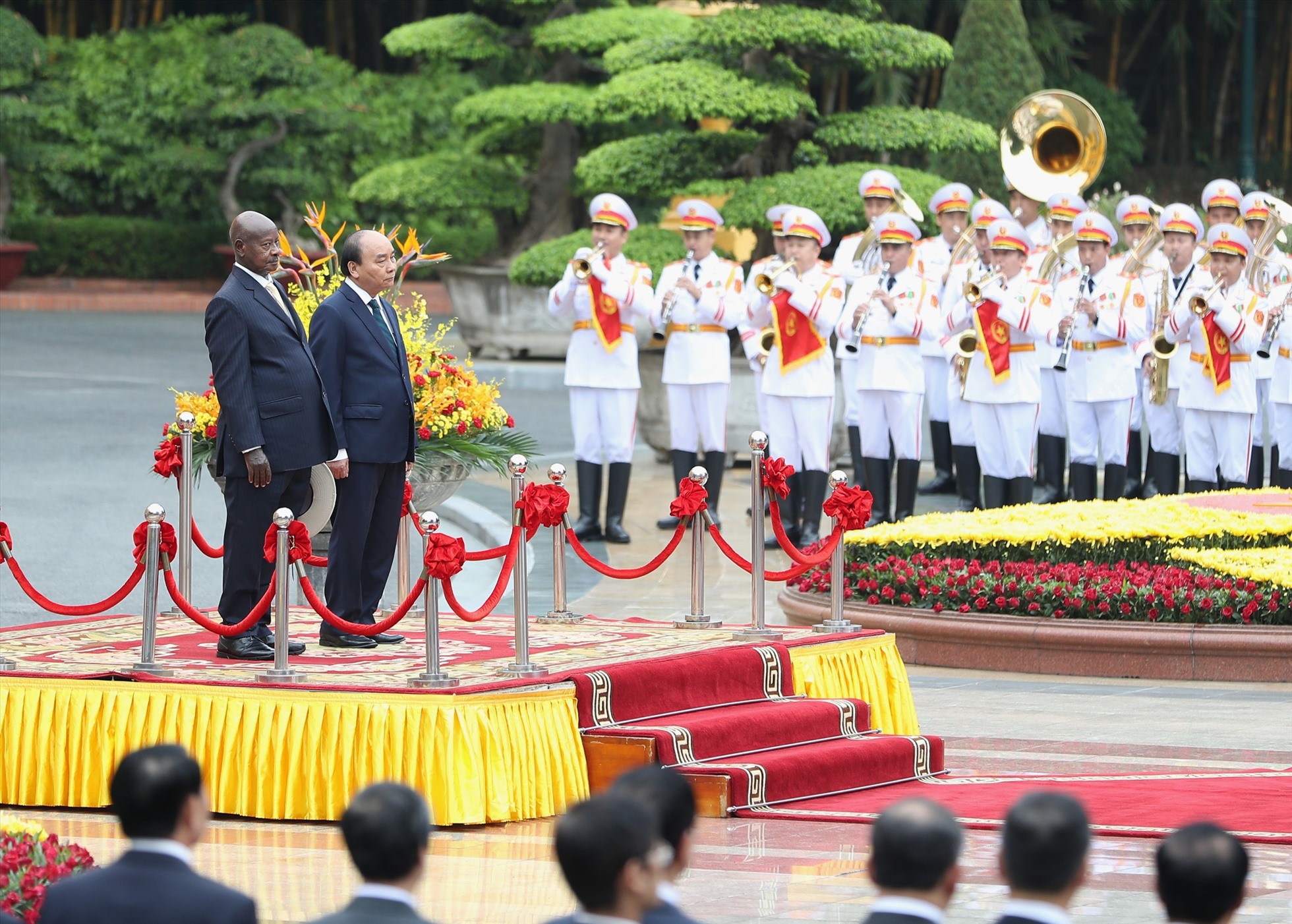 Tổng thống nước Cộng hòa Uganda Yoweri Kaguta Museveni thăm chính thức Việt Nam từ ngày 23-25.11. Ảnh: Hải Nguyễn
