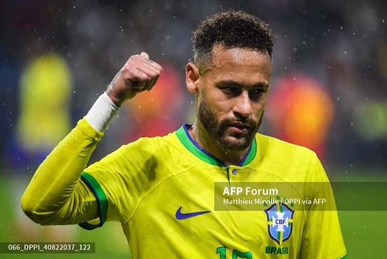 Neymar là cầu thủ đáng chú ý nhất ở trận Brazil vs Serbia. Ảnh: AFP