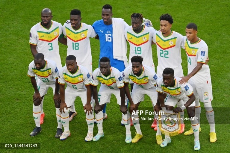Senegal có 2 sự thay đổi trong đội hình ra sân. Ảnh: AFP