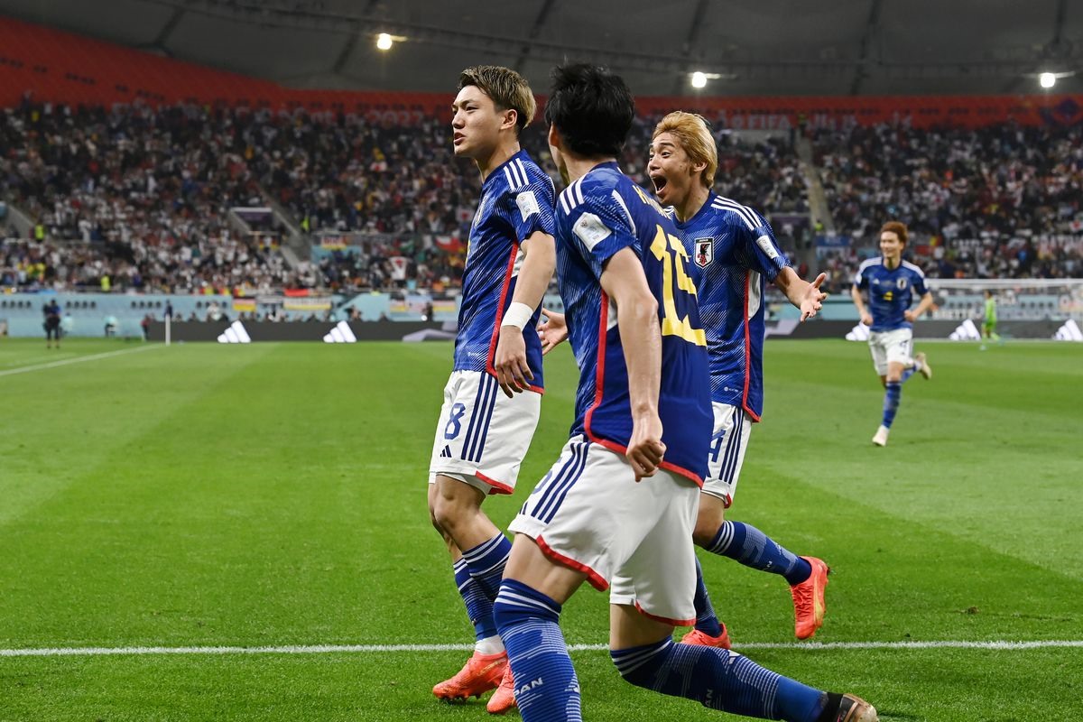 Nhật Bản đã tự mở ra cánh cửa đi tiếp sau chiến thắng trước Đức. Ảnh: FIFA