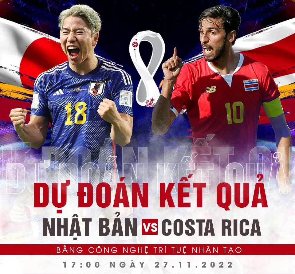 Nhật Bản vs Costa Rica dự đoán tỉ số link xem trực tiếp world cup vtv2 nhận định kết quả nhật costa rica
