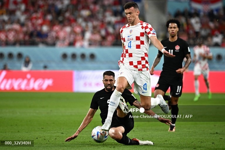 Croatia đang nắm lợi thế. Ảnh: AFP
