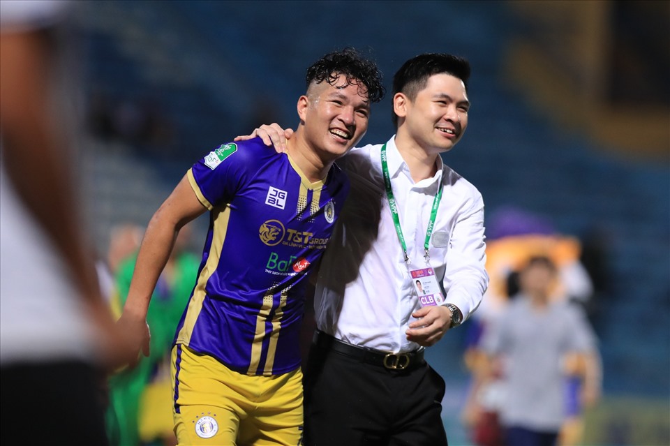 Hà Nội FC hướng đến những mục tiêu cao hơn ở mùa giải năm sau. Ảnh: Minh Dân