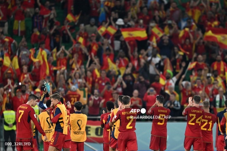 Tây Ban Nha đại thắng Costa Rica 7 bàn không gỡ.  Ảnh: AFP