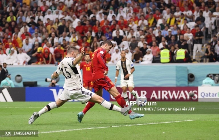 Morata vào sân ít phút và ghi bàn. Ảnh: AFP