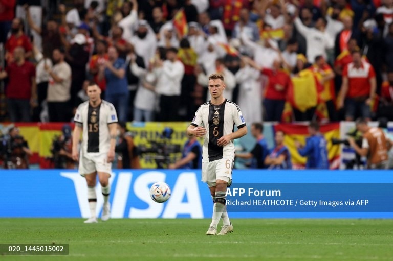 Tuyển Đức đã bị dồn vào thế chân tường. Ảnh: AFP
