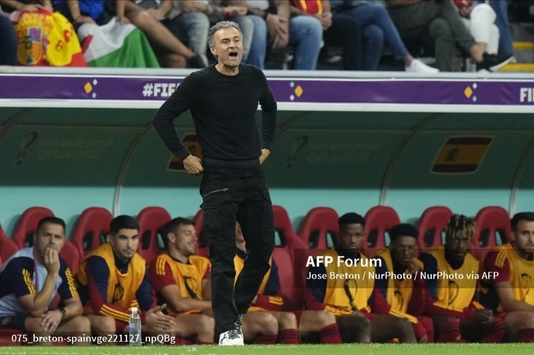 Huấn luyện viên Luis Enrique đánh giá tuyển Đức có lối chơi tương đồng với Tây Ban Nha. Ảnh: AFP