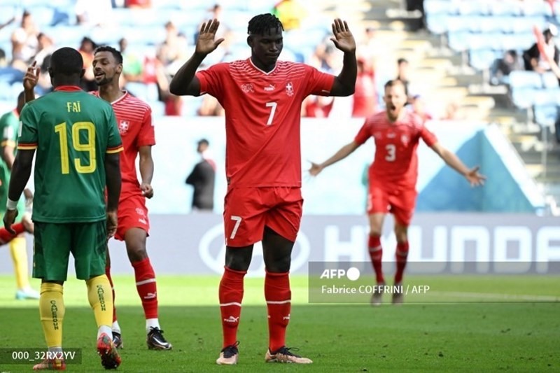 Cameroon bị đánh giá thấp hơn Serbia. Ảnh: AFP