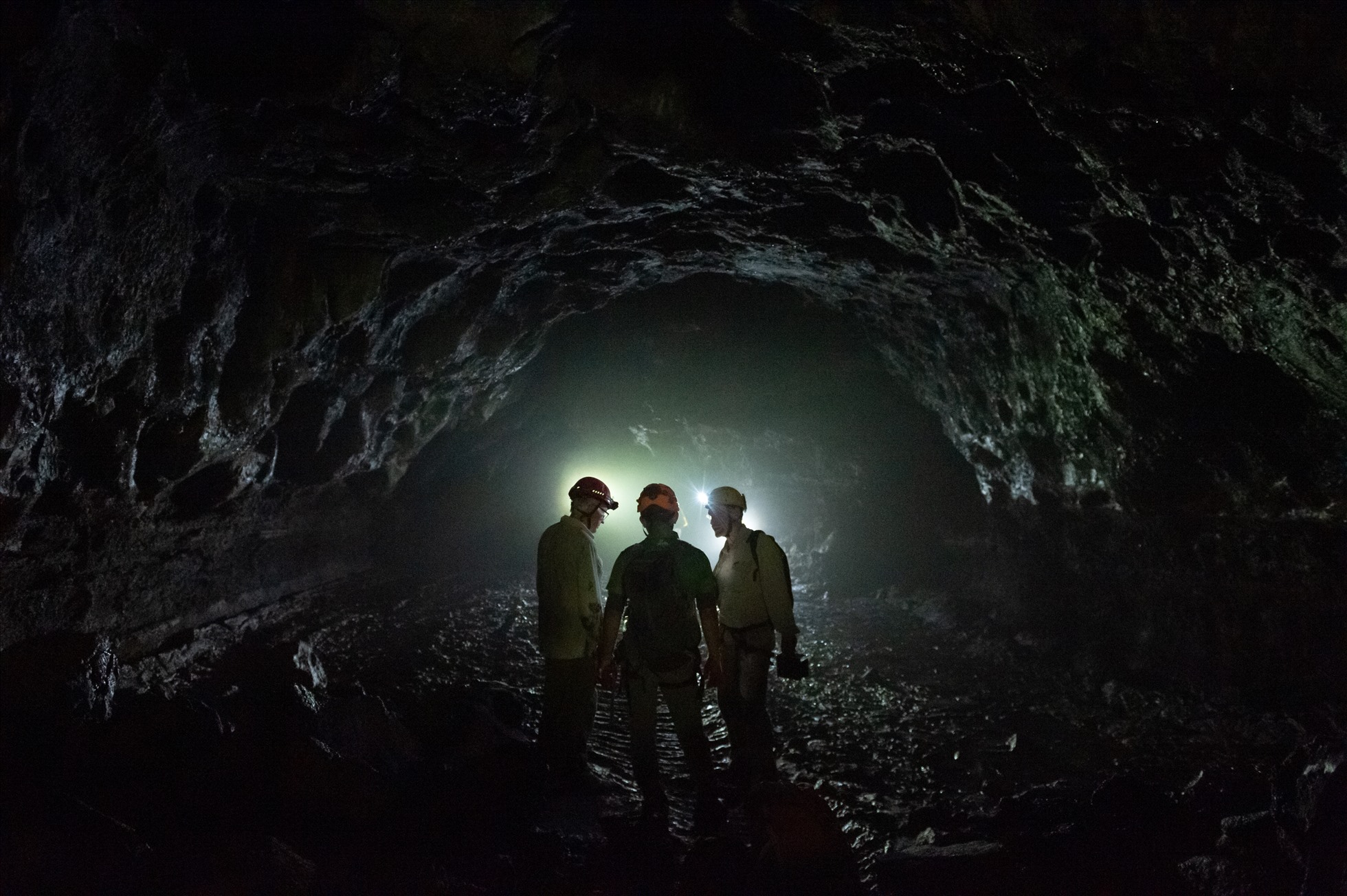 Hang động núi lửa Krông Nô được các chuyên gia phát hiện, công bố vào năm 2014. Ảnh: Đoàn khảo sát thám hiểm hang C7
