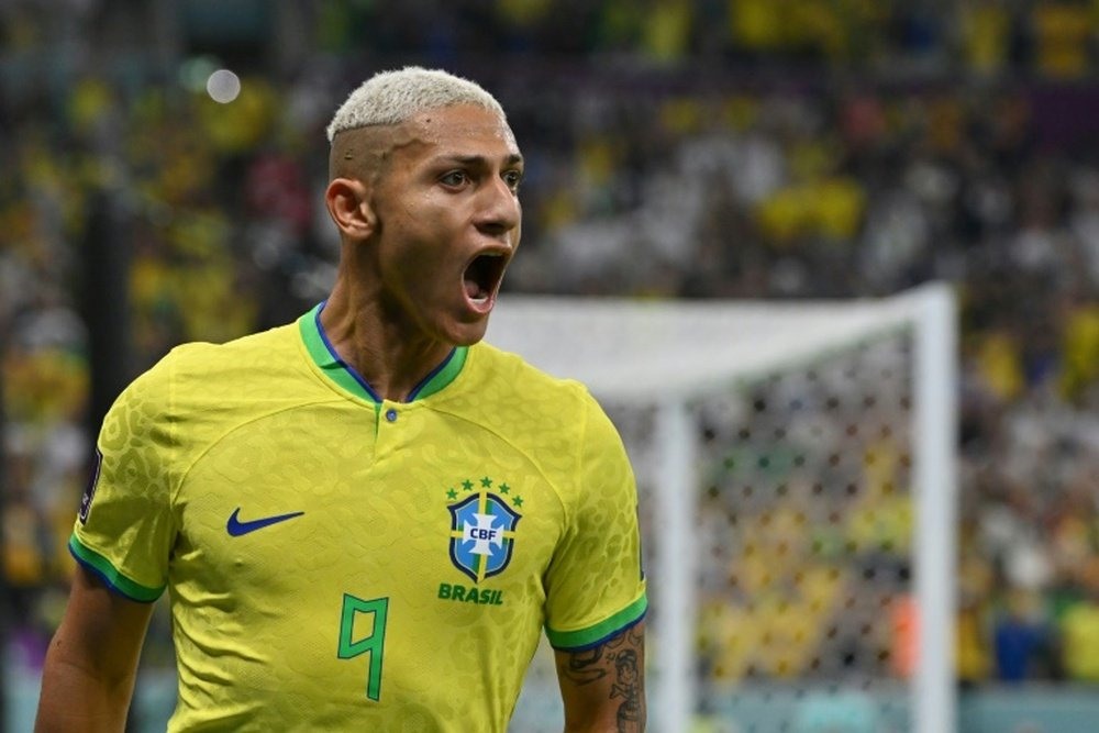 Tiền đạo Richarlison đang có phong độ rất cao trong màu áo tuyển Brazil. Ảnh: AFP