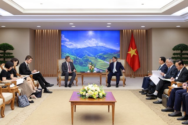 Thủ tướng Phạm Minh Chính khẳng định Việt Nam luôn coi trọng quan hệ hữu nghị và hợp tác với Đan Mạch. Ảnh: VGP