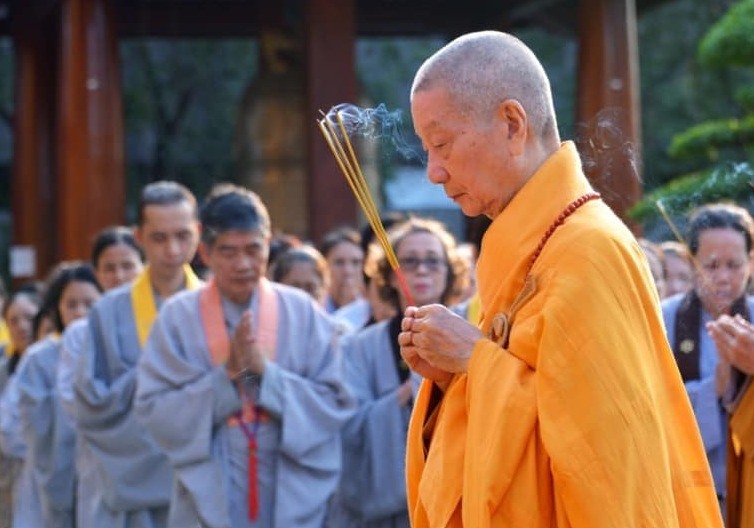 Hòa thượng Thích Trí Quảng là một trong những vị thiền sư có đức cao trọng vọng. Ảnh: phatgiao.org.vn
