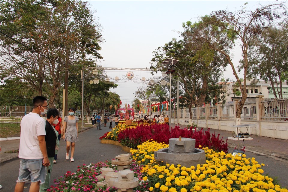 Đường hoa xuân Sa Đéc năm 2022. Ảnh: Thanh Nghĩa