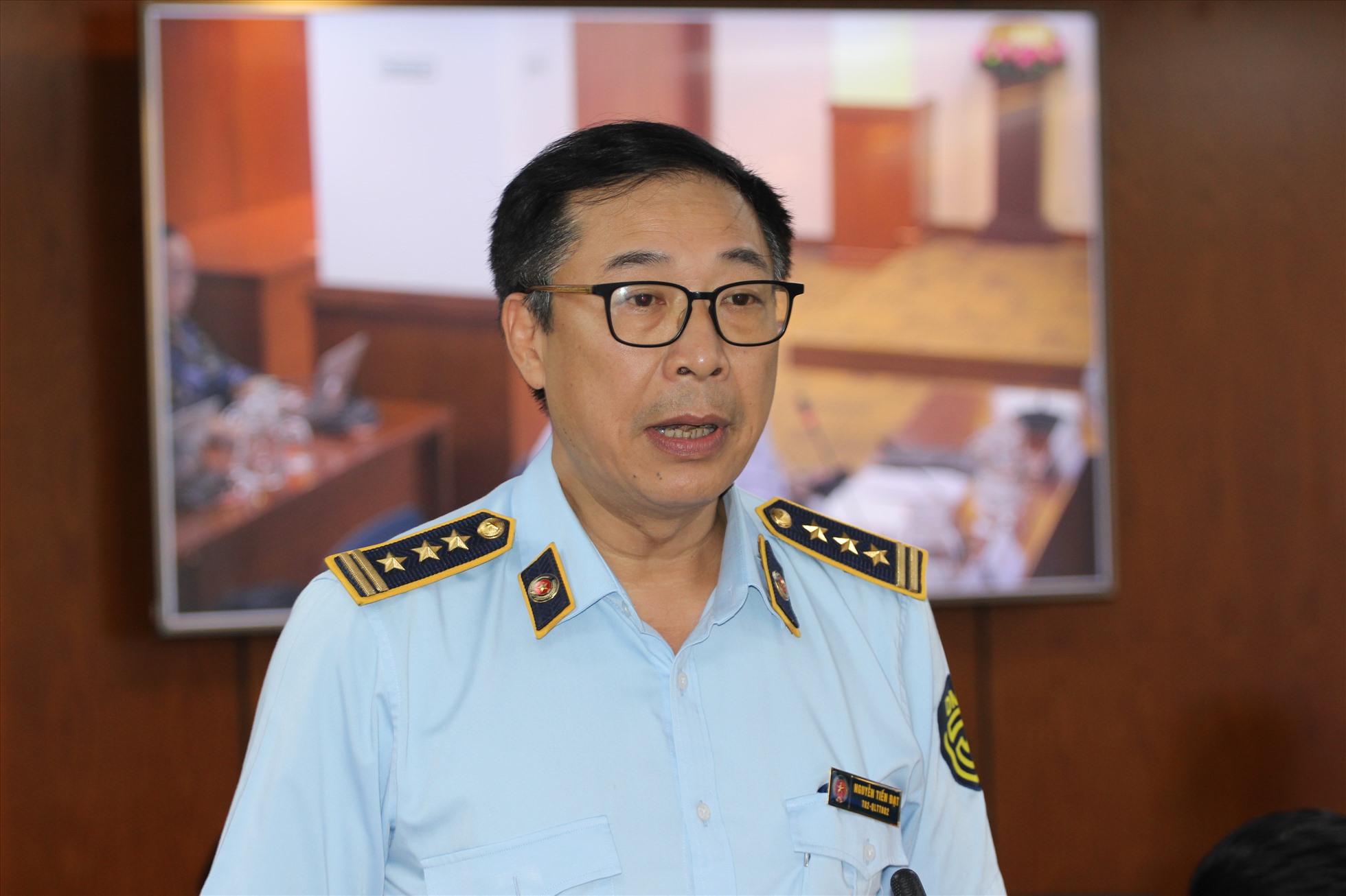 Ông Nguyễn Tiến Đạt - Phó Cục trưởng Cục Quản lý thị trường TPHCM .  Ảnh: Thành Nhân