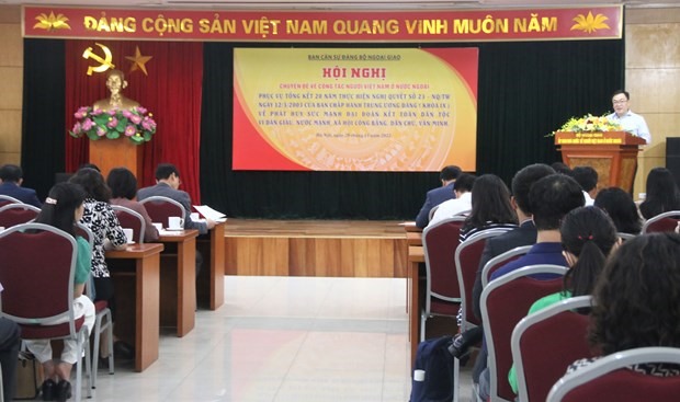Đại đoàn kết đối với người Việt Nam ở nước ngoài là nhiệm vụ, trách nhiệm của cả hệ thống chính trị và của toàn dân. Ảnh: Thanh Hà