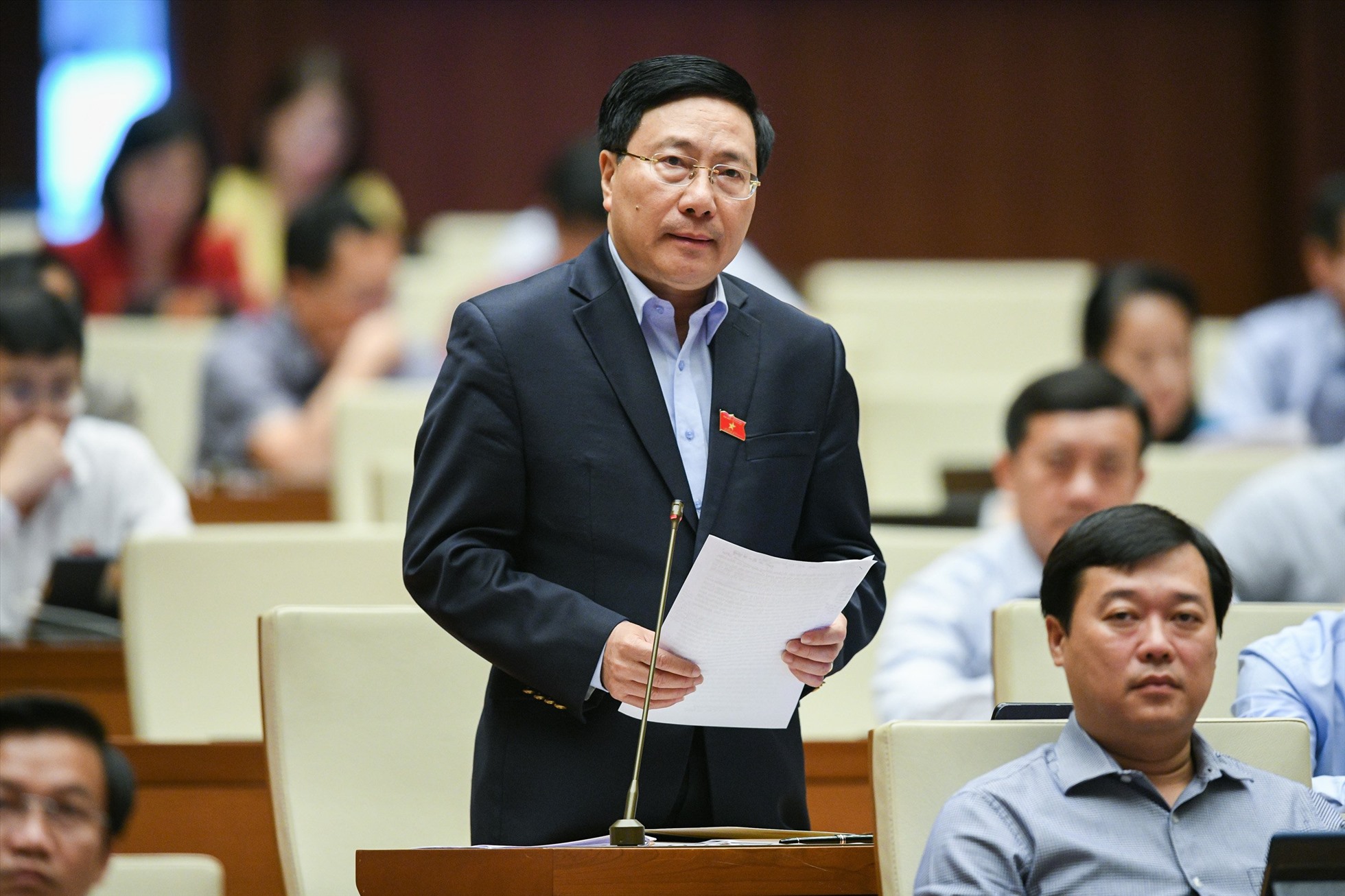 Phó Thủ tướng Thường trực Chính phủ Phạm Bình Minh.