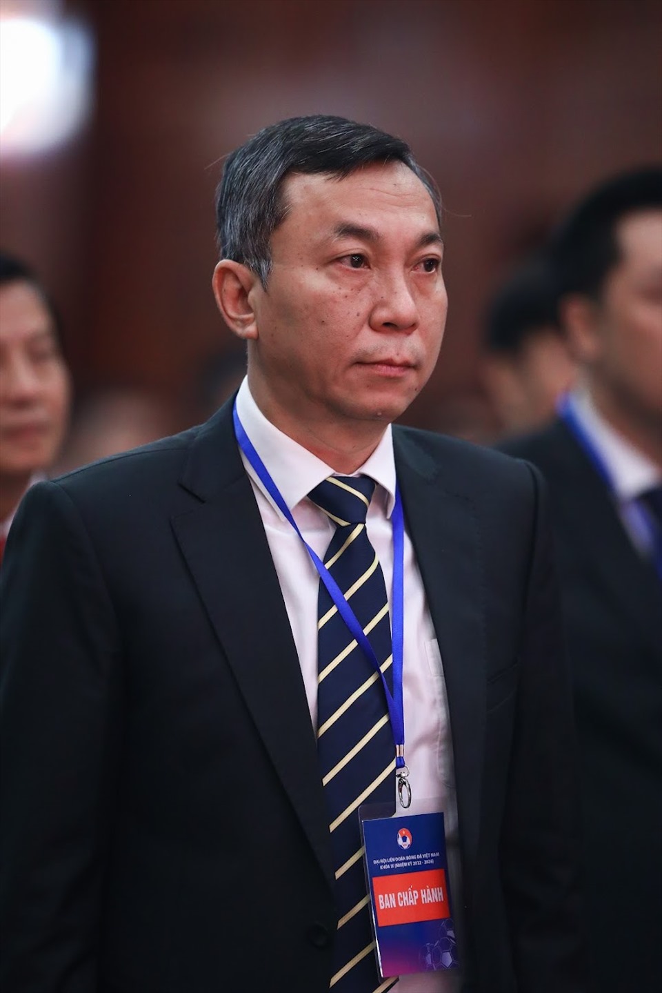 Ông Trần Quốc Tuấn - Tân Chủ tịch Liên đoàn bóng đá Việt Nam khoá 9. Ảnh: MC