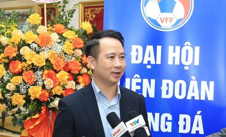 Tân Phó Chủ tịch VFF Nguyễn Trung Kiên tự tin có thể trả lương cao cho huấn luyện viên trưởng tuyển Việt Nam: Ảnh: ĐC