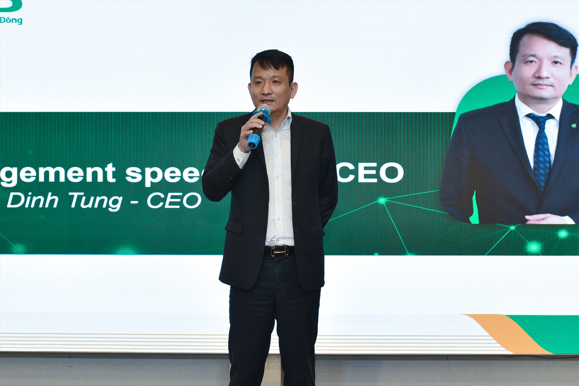 Ông Nguyễn Đình Tùng - Tổng Giám đốc phát biểu chia sẻ tại chương trình
