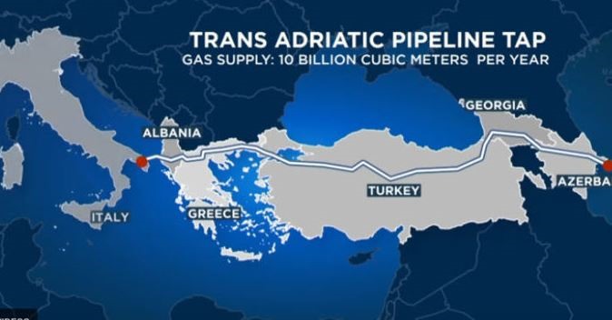 Đường ống dẫn khí TAP của Azerbaijan. Ảnh: sea-news.az