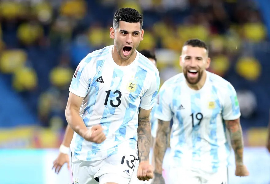 Cristian Romero là trung vệ uy tín nhất mà tuyển Argentina đang sở hữu. Ảnh: AFP