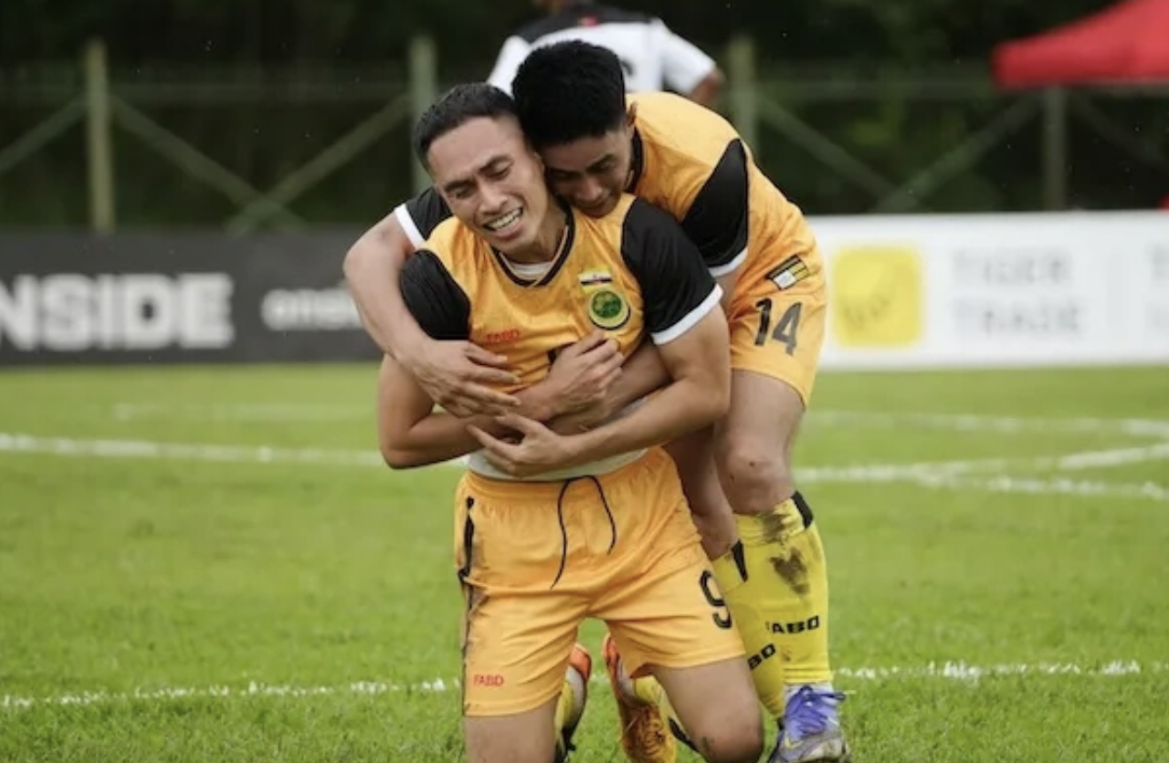 Niềm vui của các cầu thủ Brunei. Ảnh: AFF