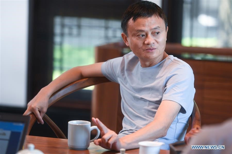 Tỉ phú Jack Ma. Ảnh: Xinhua
