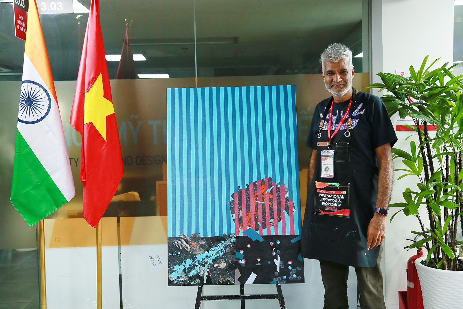Các họa sĩ Việt Nam và Ấn Độ đã bỏ nhiều tâm huyết để cho ra đời những tác phẩm chất lượng
