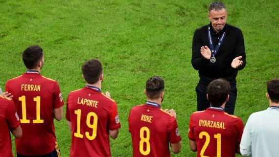 Huấn luyện viên Luis Enrique đã khôi phục bản sắc cho đội tuyển Tây Ban Nha. Ảnh: AFP