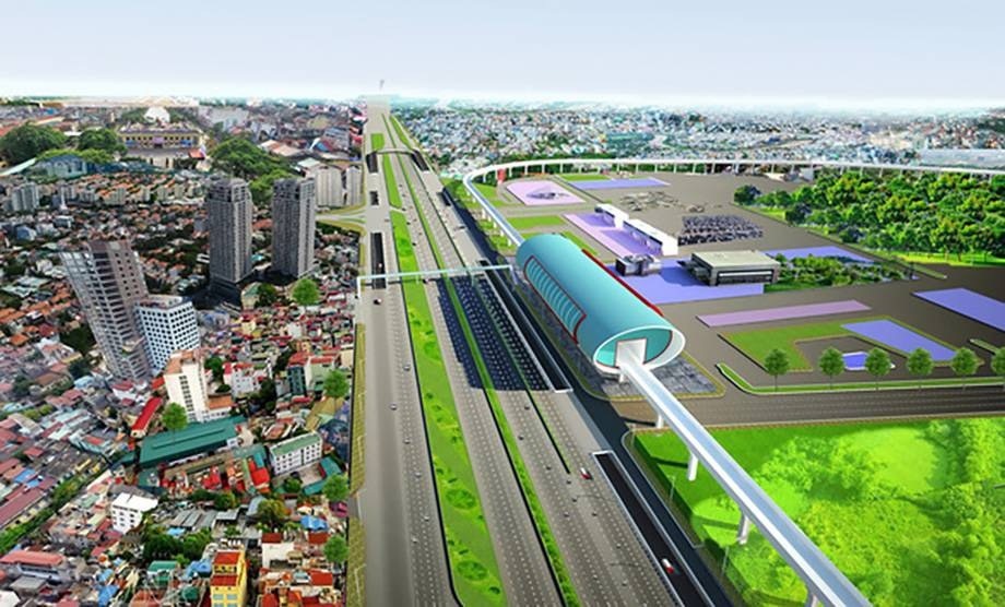 Phối cảnh dự án cầu vượt trước bến xe Miền Đông mới sau khi hoàn thiện