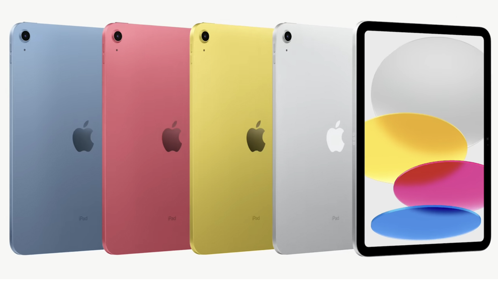 Apple đã tung ra các màu sắc khác cho dòng iPad thế hệ 10. Ảnh chụp màn hình