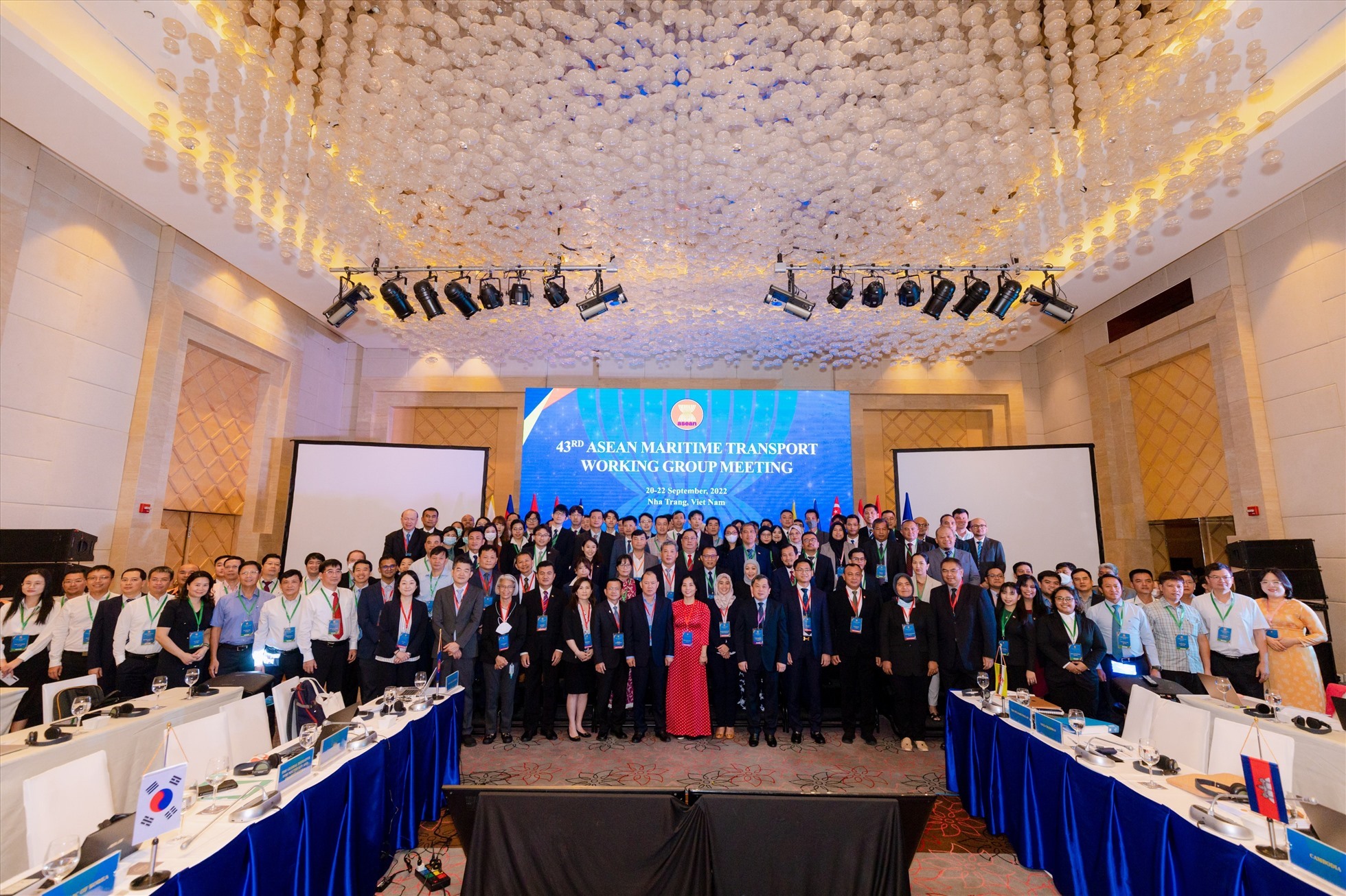 Hội nghị Nhóm công tác vận tải hàng hải ASEAN lần thứ 43 do Cục Hàng hải Việt Nam chủ trì được tổ chức tại Nha Trang, ngày 20.9.2022. Ảnh: Lâm Anh